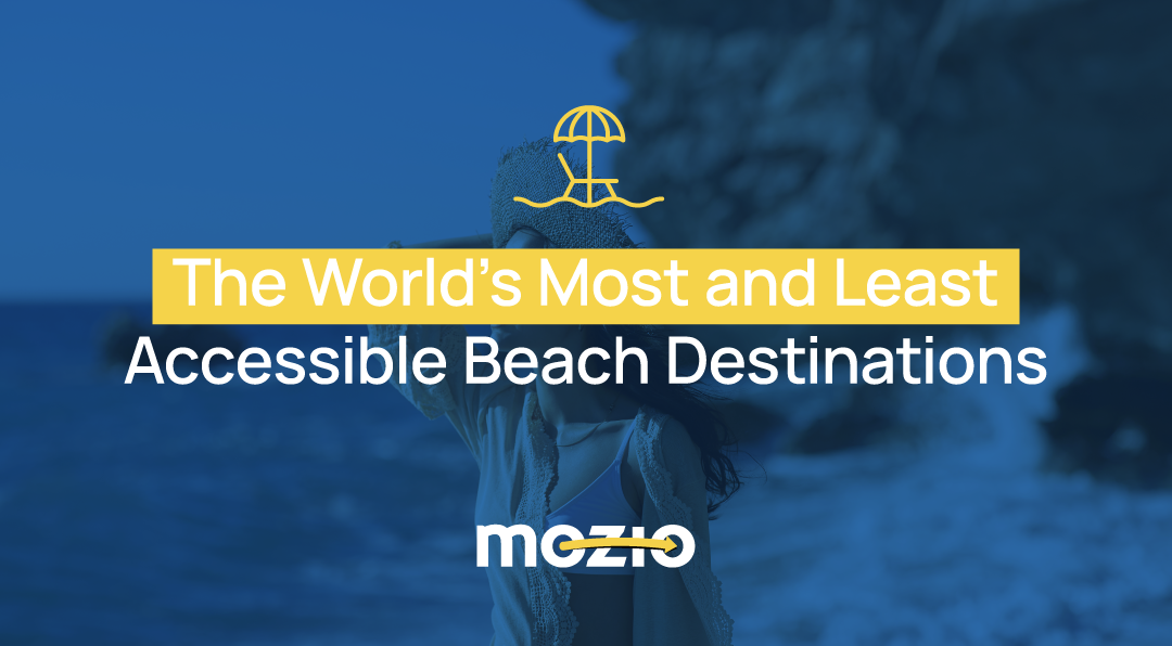 Header for the World's Most and Least Accessible Beach Destinations.