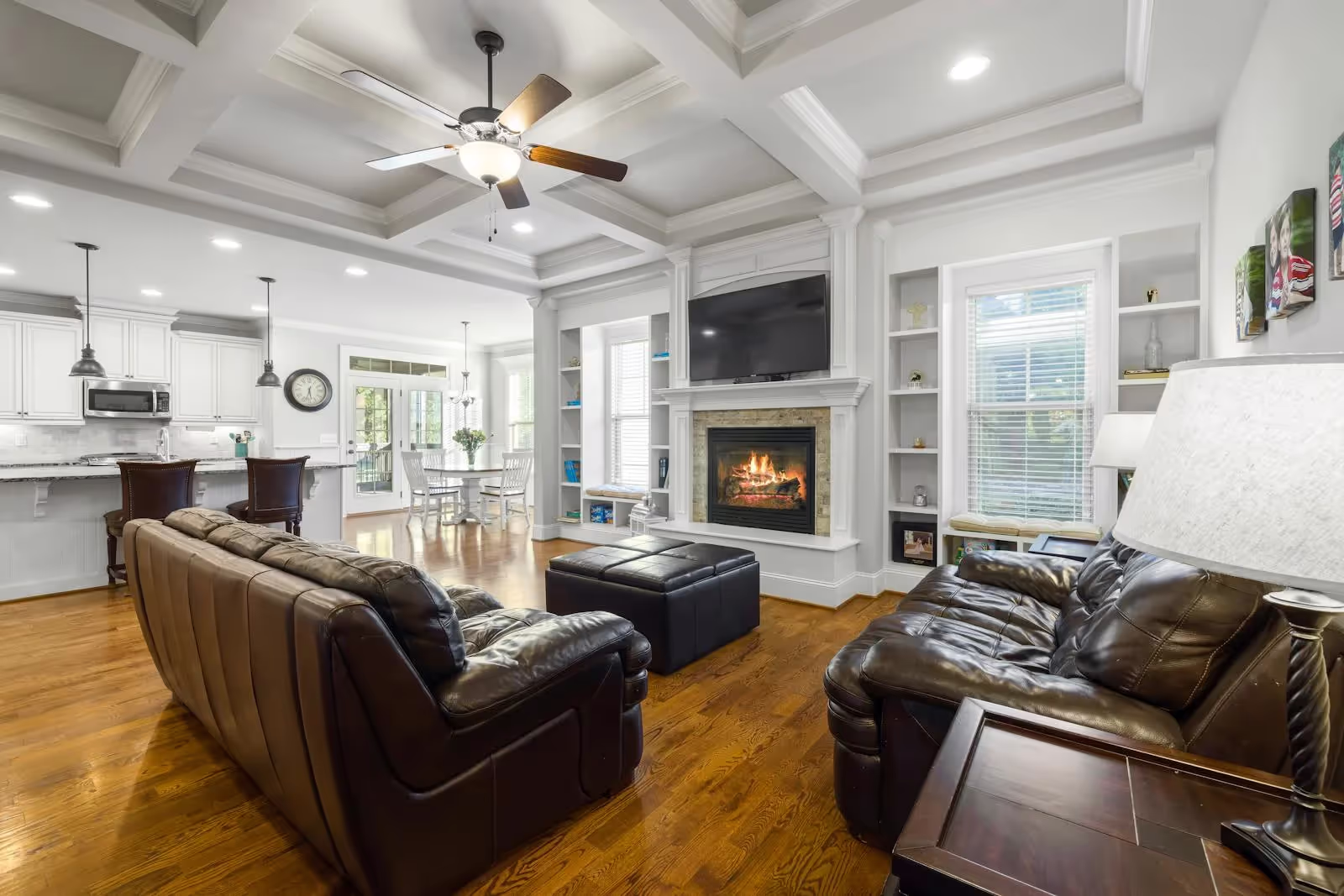 beautiful home with fresh white paint