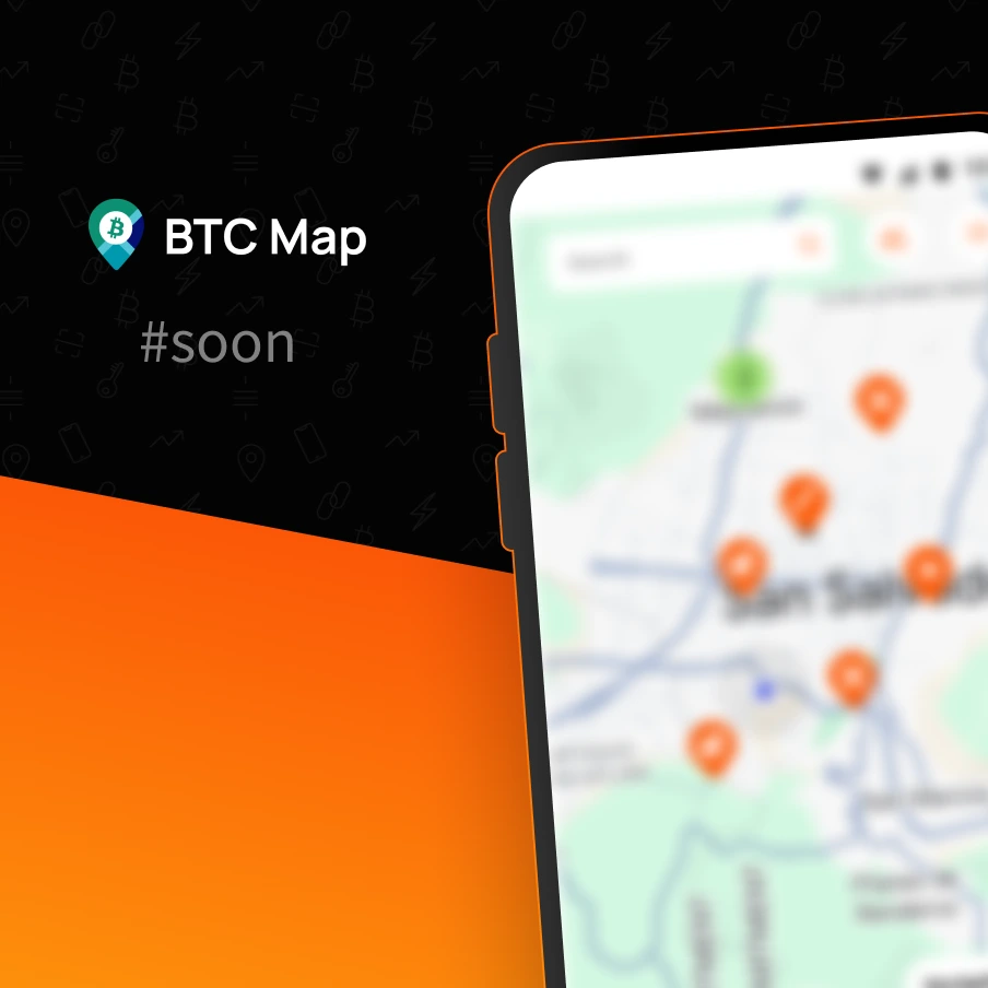 Le portefeuille bitcoin Blink dispose d'une carte qui vous indique où vous pouvez dépenser des bitcoins chez les commerçants locaux.