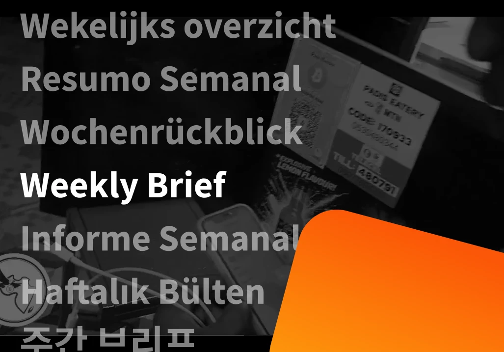 Weekly Brief 2026/22