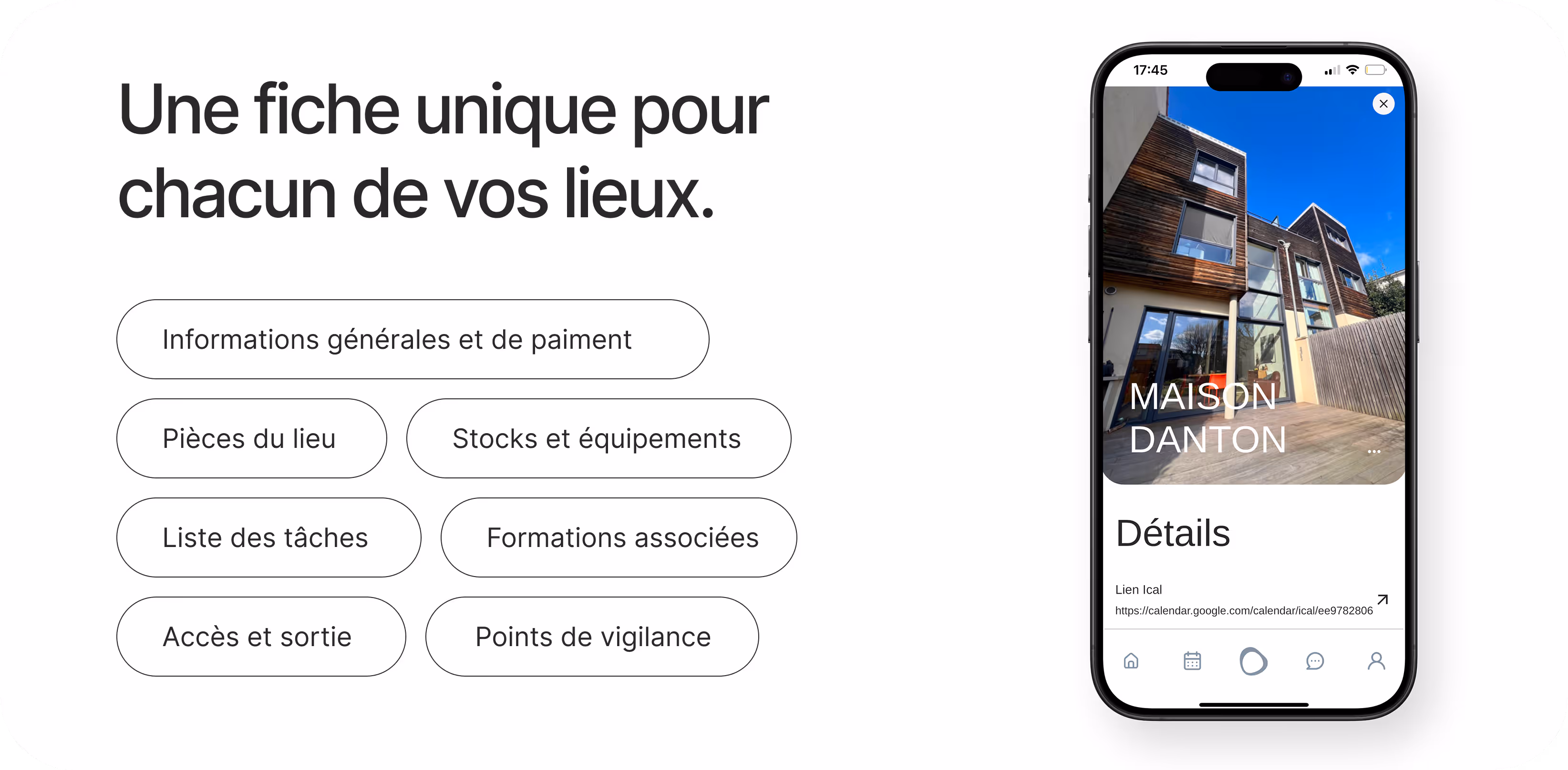 Présentation application Moppy Fiche lieu