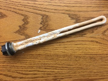 Water Heater Element with Hard Water