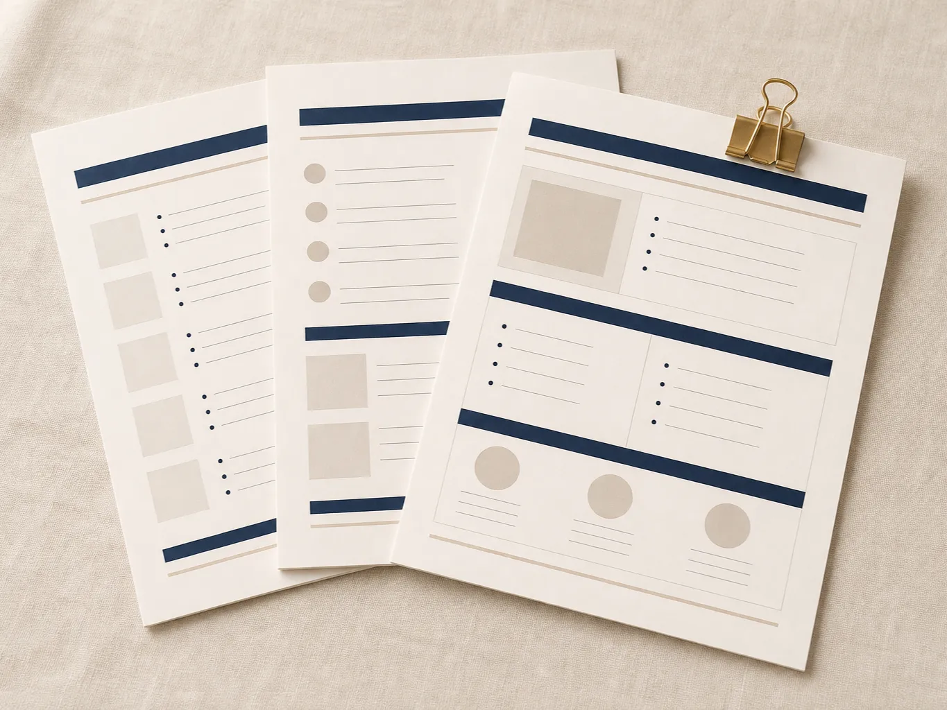 Printable dining reference sheets
