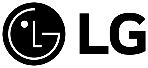 black and white LG logo