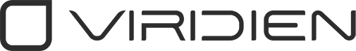 Black and white Viridien logo