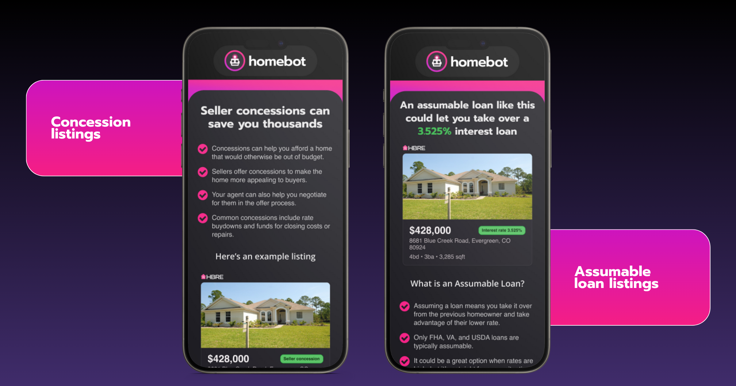 homebot-single listing emails
