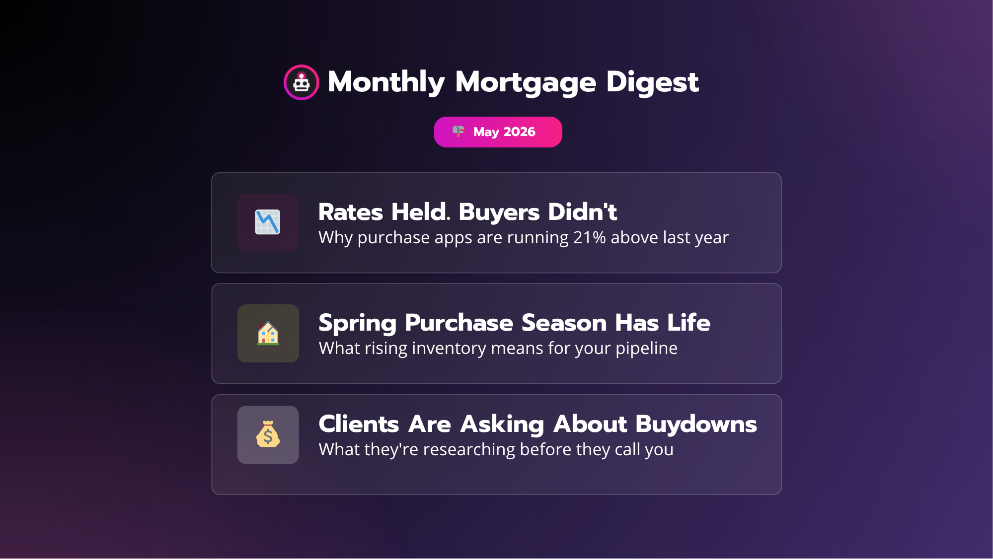 Fed Holds Steady as Spring Buyers Return, Inventory Climbs, & Buydowns Take Over the Conversation