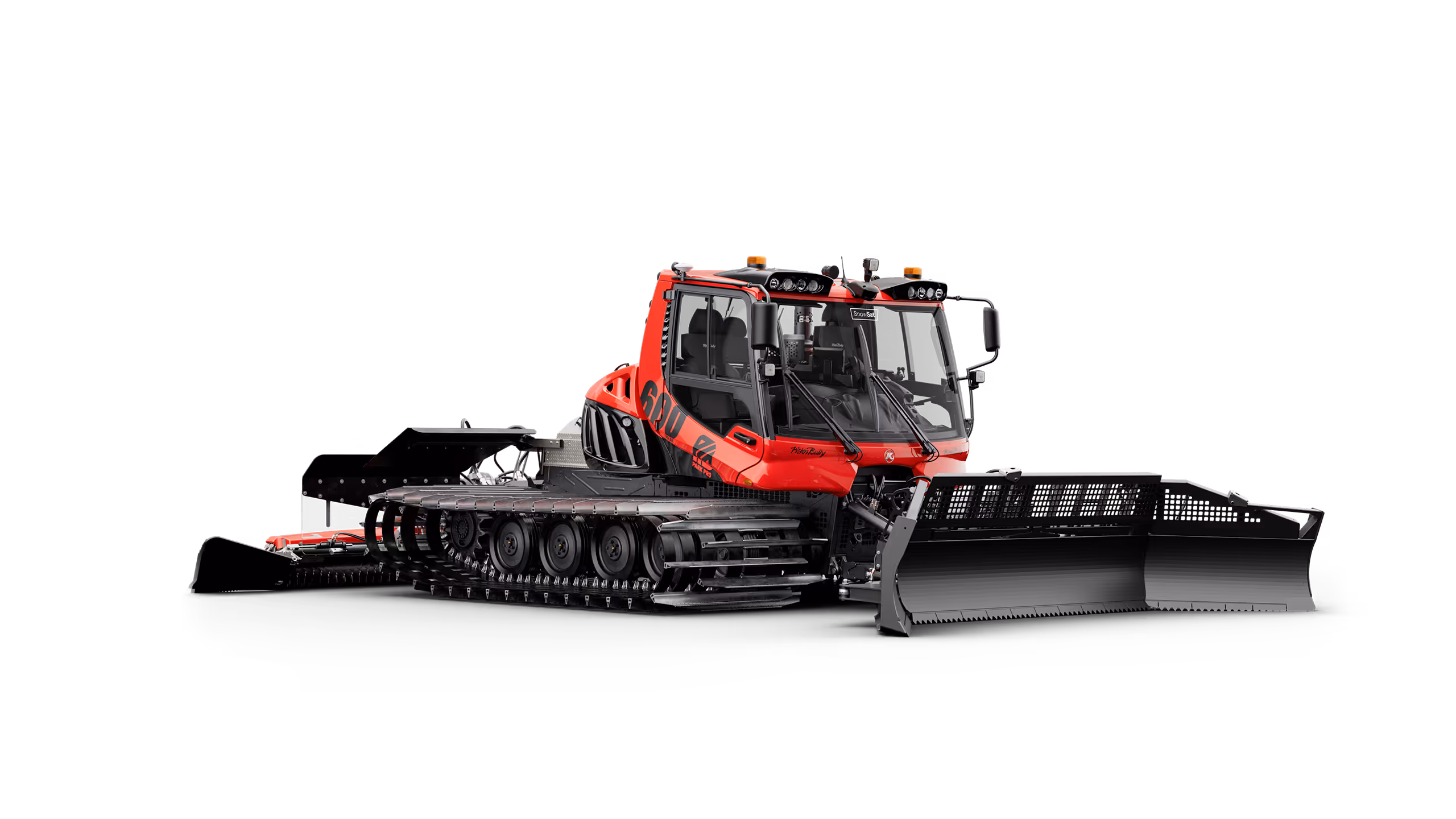 PistenBully 600 Polar ParkPro in schräger Frontansicht.