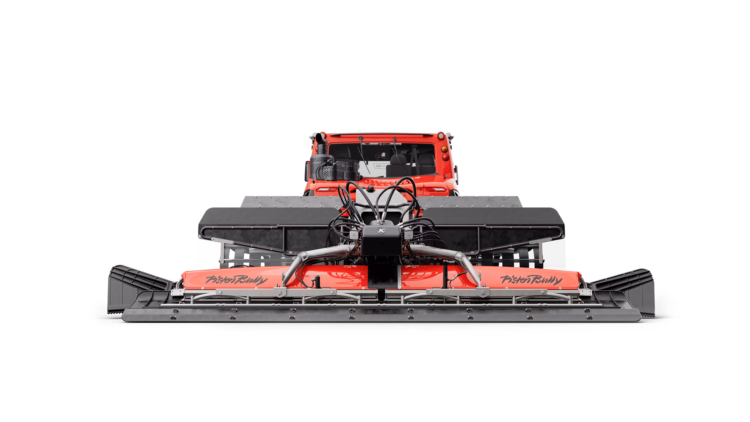 PistenBully 600 Polar ParkPro in Rückansicht.