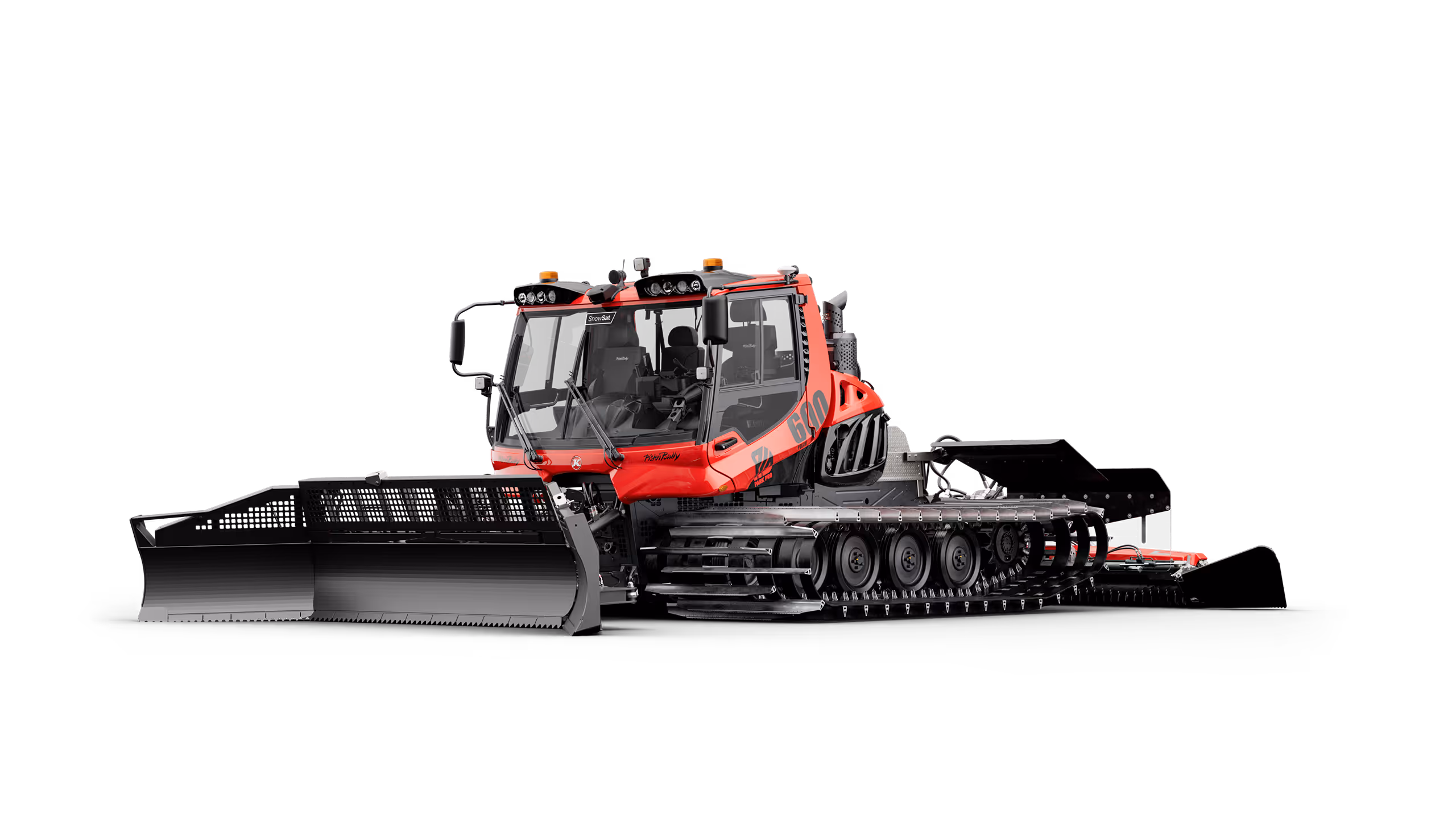 PistenBully 600 Polar ParkPro in schräger Frontansicht.