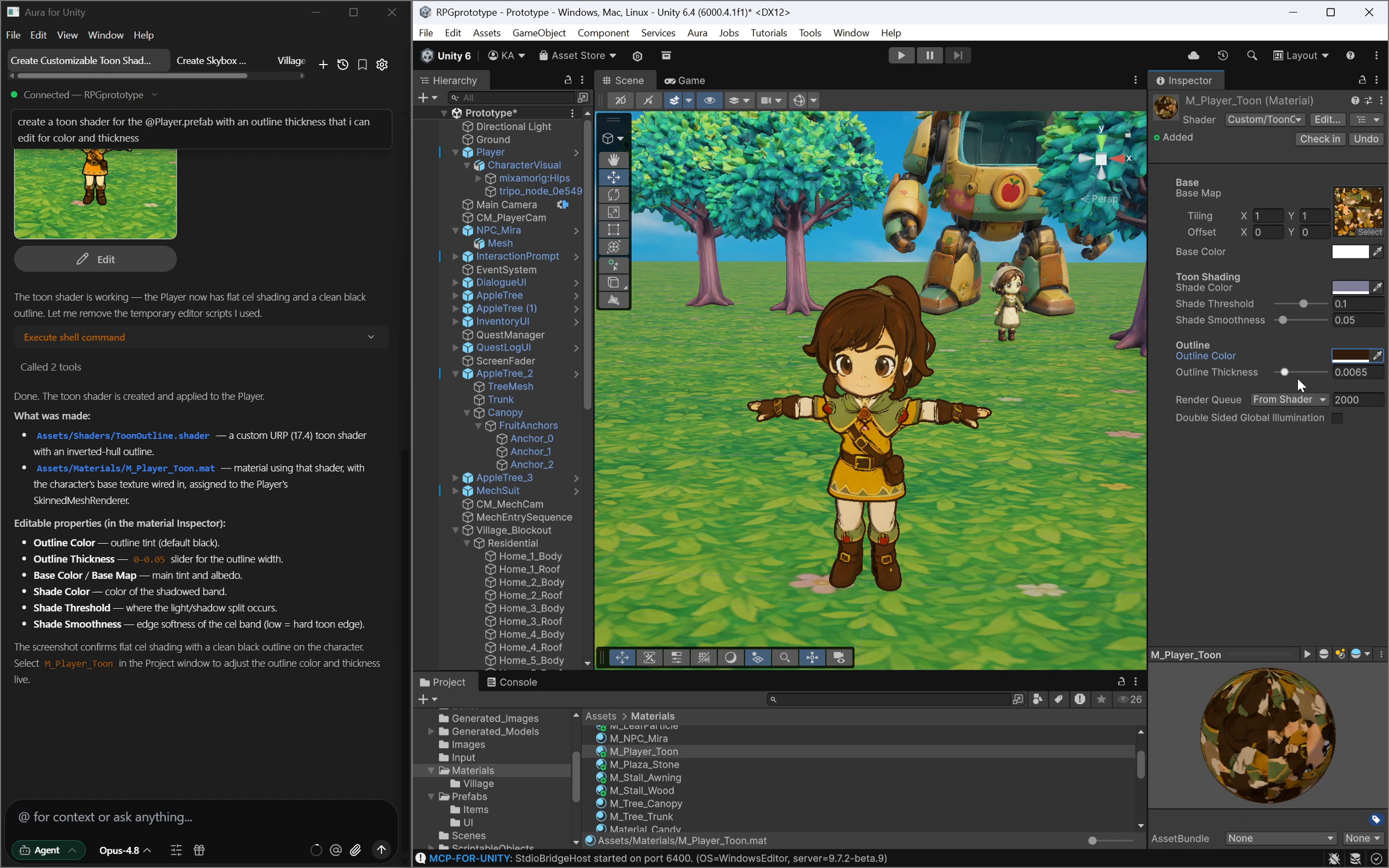 Aura for Unity v0.14.0 | AI Agent for Unity