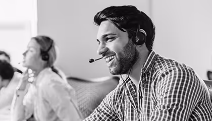 A product support agent at SecurityMetrics