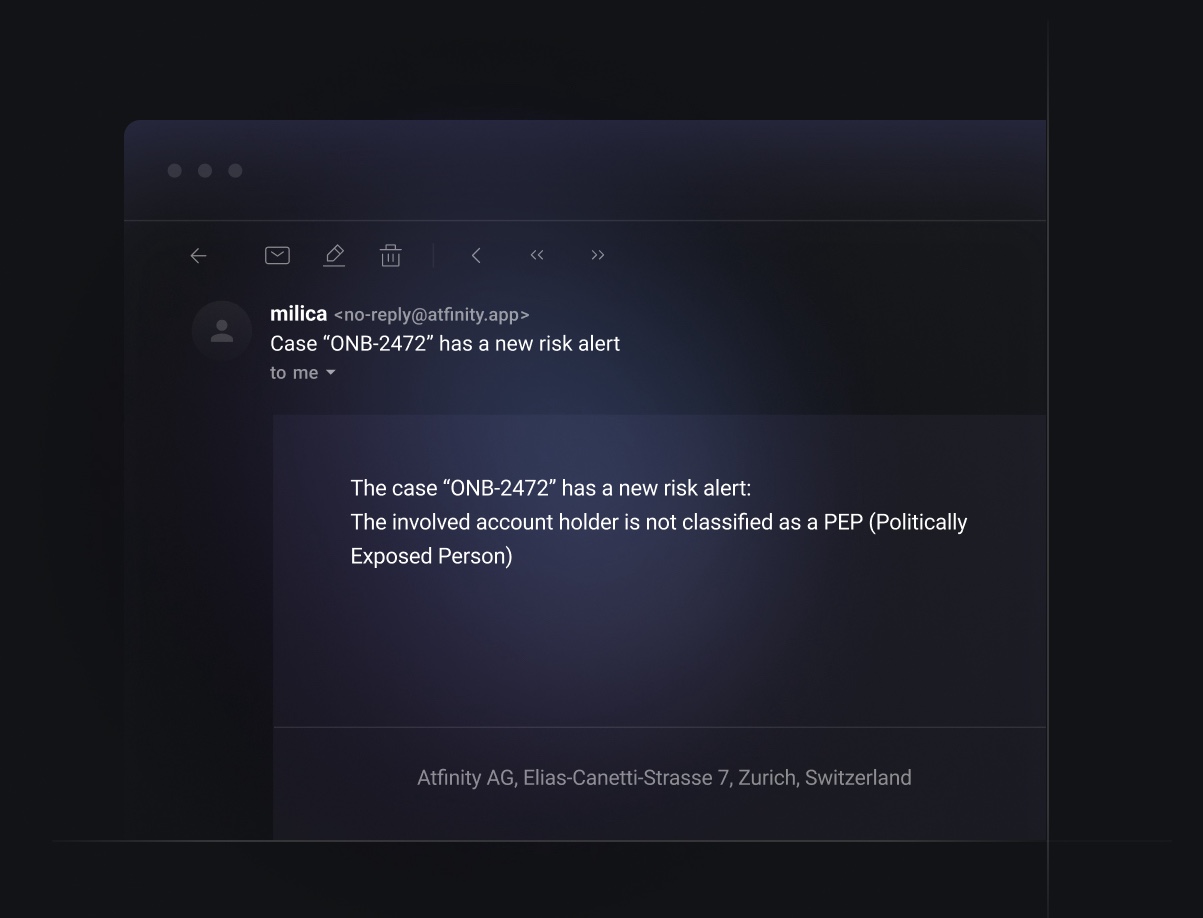 Atfinity Client Onboarding Platform Screenshot