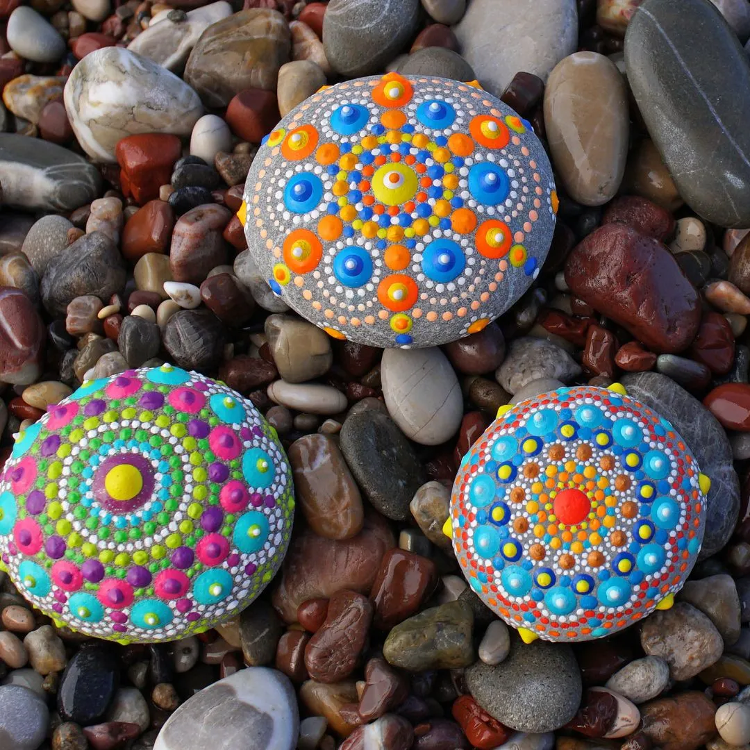 Easter Theme Stone Dot-Paint Night Workshop