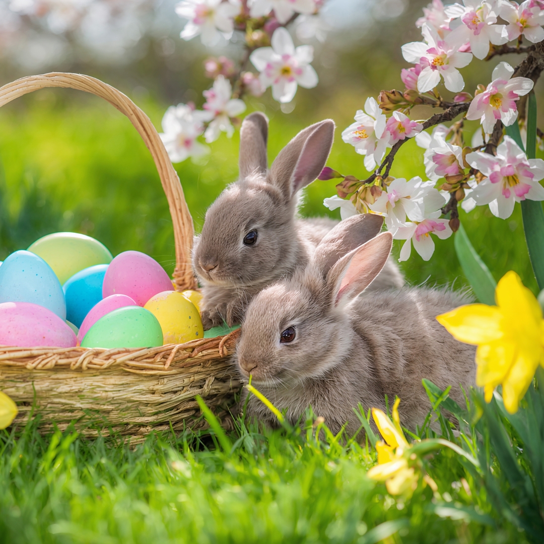Pictures with the Easter Bunny