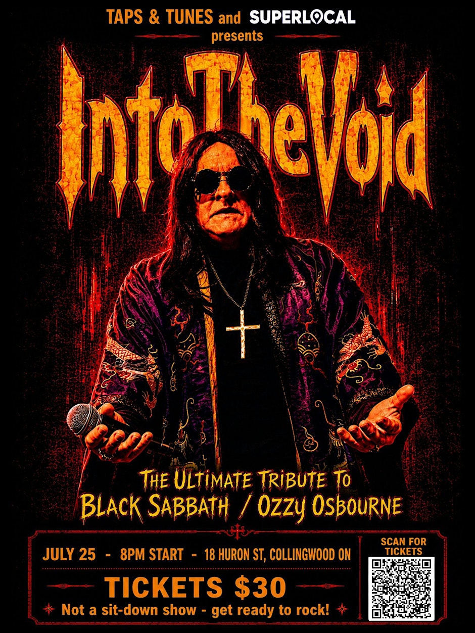 OZZY OSBOURNE & BLACK SABBATH TRIBUTE @ TAPS & TUNES - COLLINGWOOD