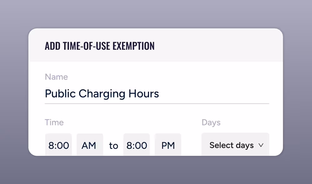 EV charging access control options for diverse deployments with AmpUp