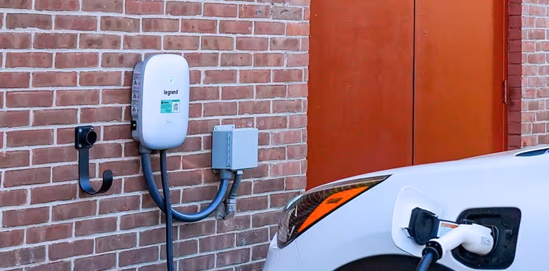 Legrand commercial charger ev site installation