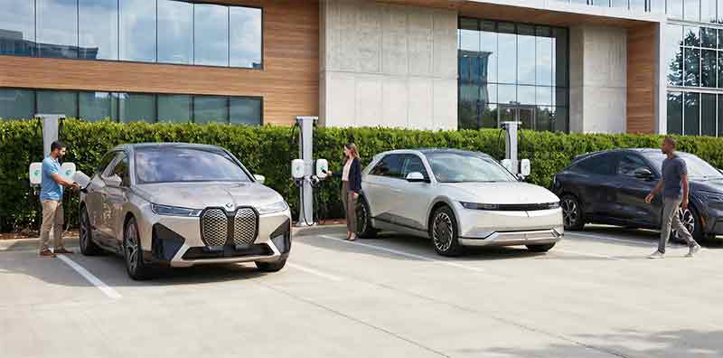 Multifamily ev charging facility