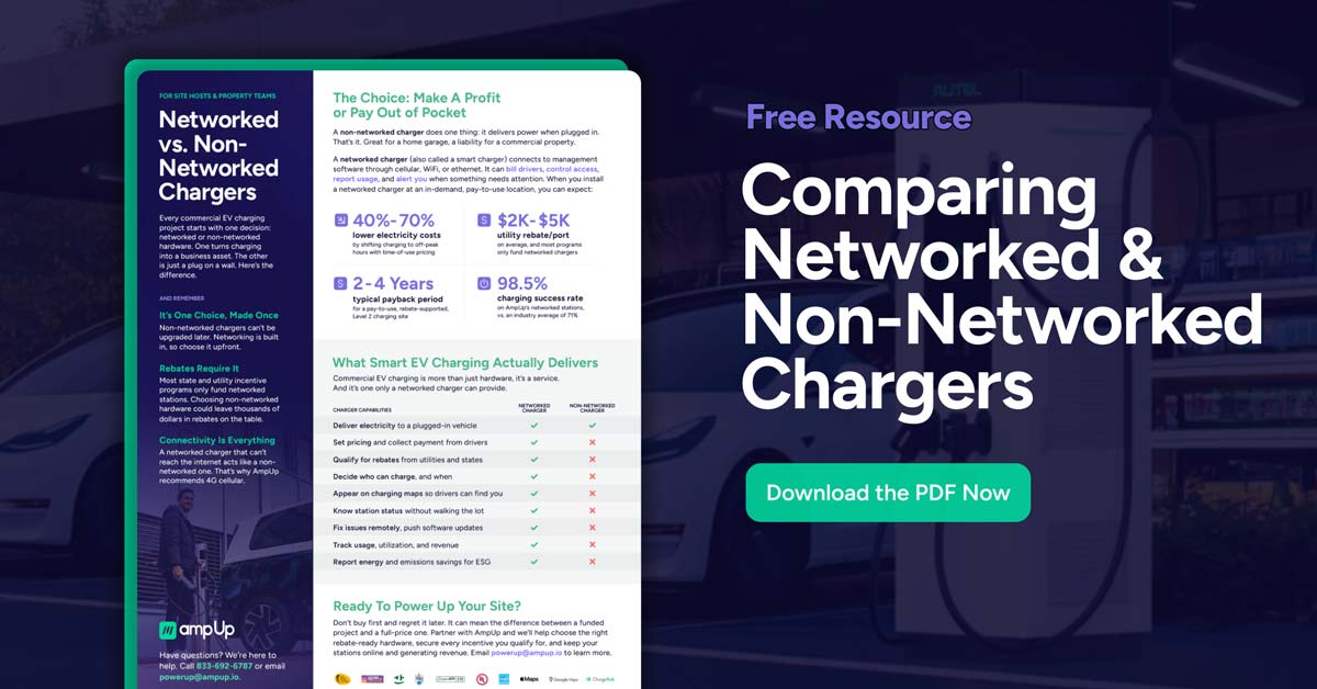 Download the Free PDF Comparing Networked vs Non-Networked Chargers