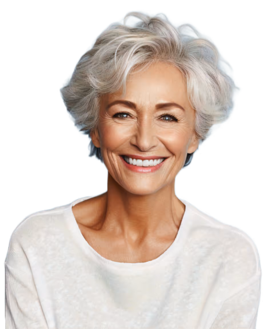 This image is representing a senior women 