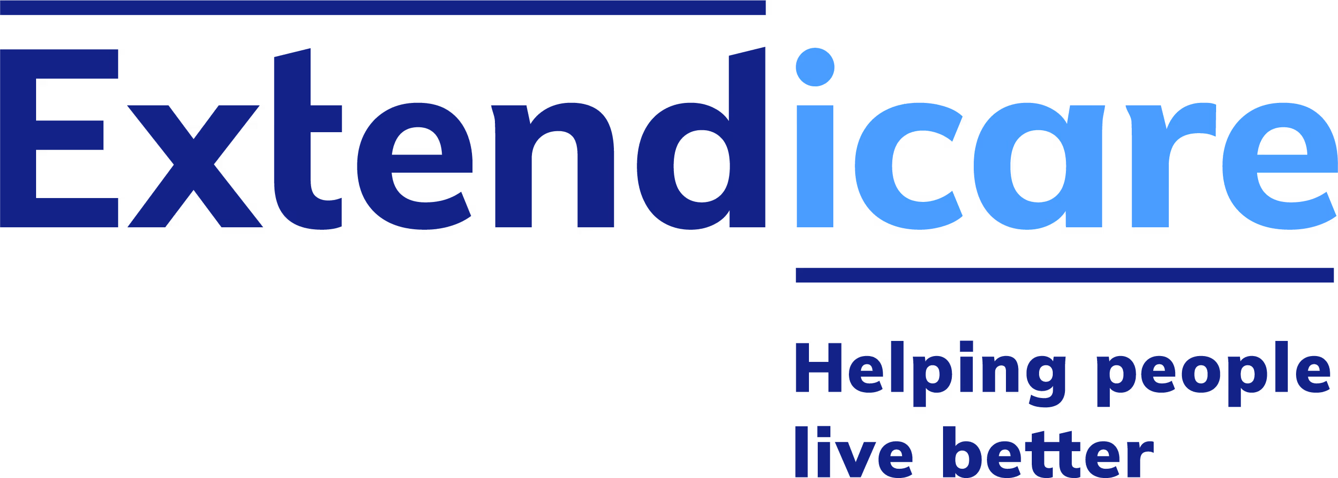 This image is representing Extendicare - helping people live better logo