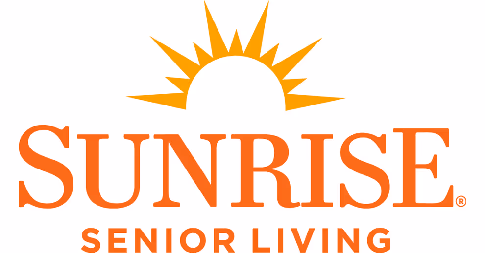 This image is representing Sunrise senior living - logo 
