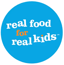 This image is representing Real food for real kids logo 