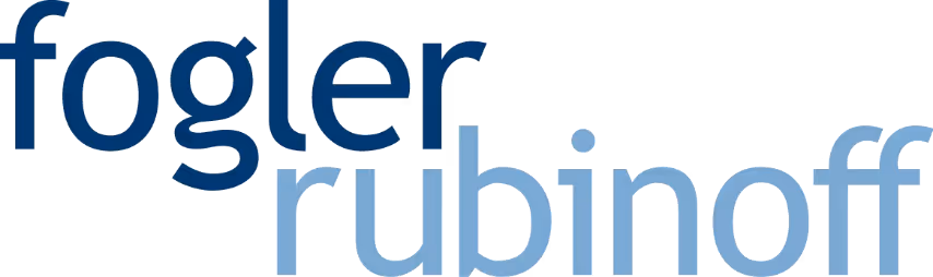 This image is representing Fogler Rubinoff logo