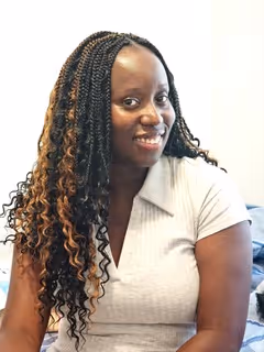 This image is representing Kiara a massage therapist that work with us 