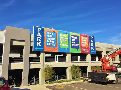 Overton Square Garage Billboard