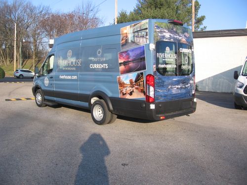 Riverhouse Spa Van Wrap