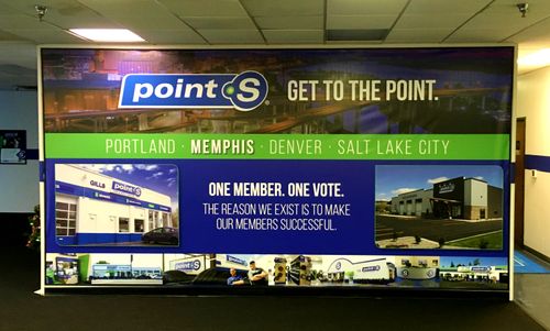 Points Full Wall Decal