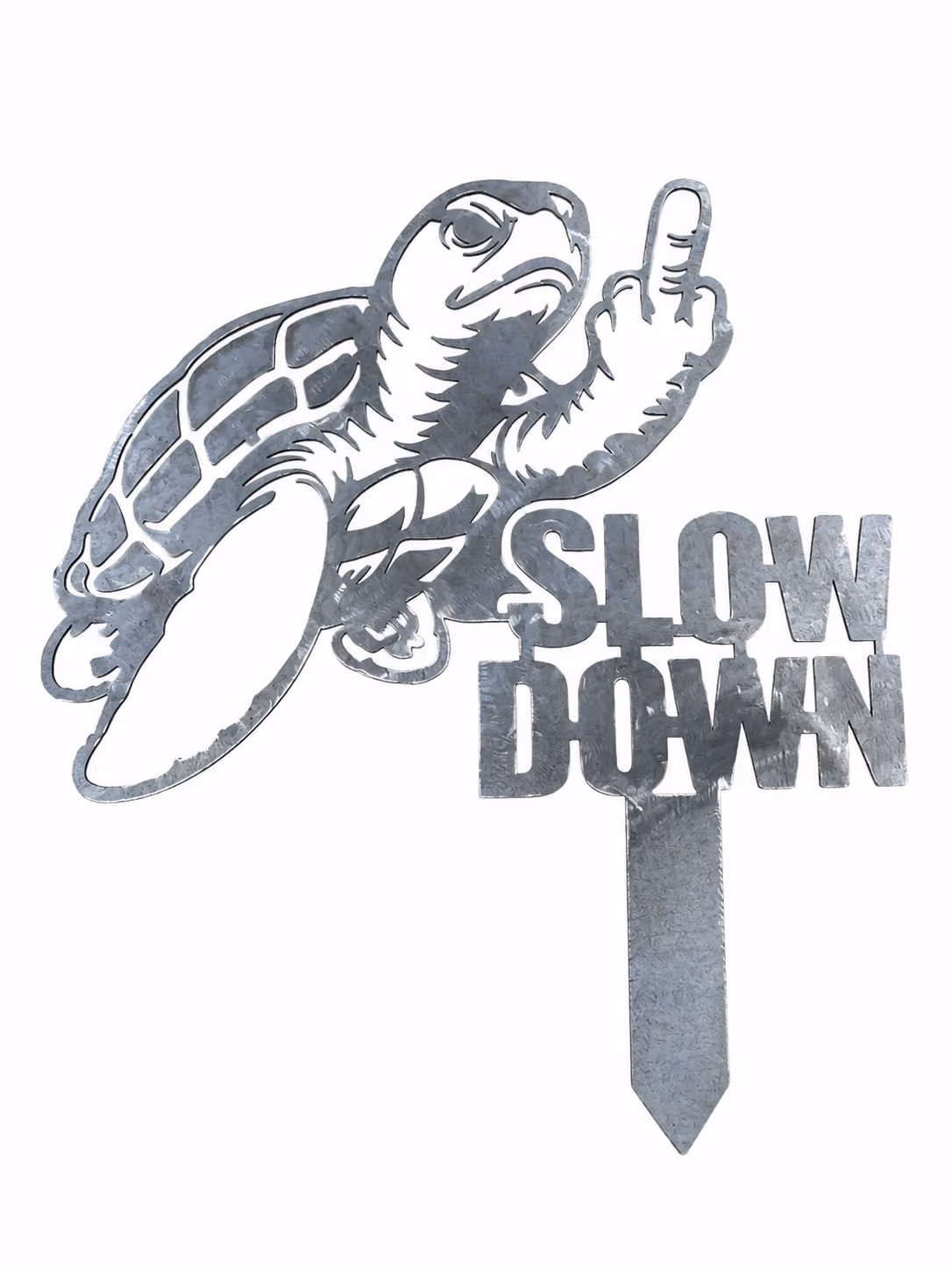 Pissed off Turtle Yard Sign
