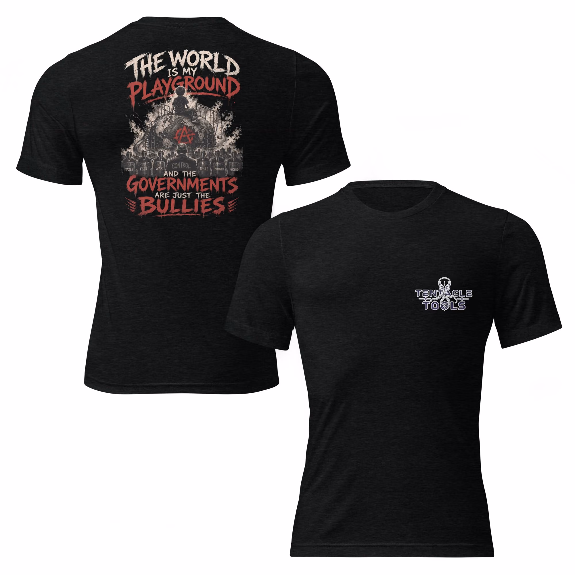 The World Is My Playground Short sleeve t-shirt
