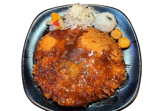 엉클존슨부대찌개의 수제등심돈가스 사진입니다.