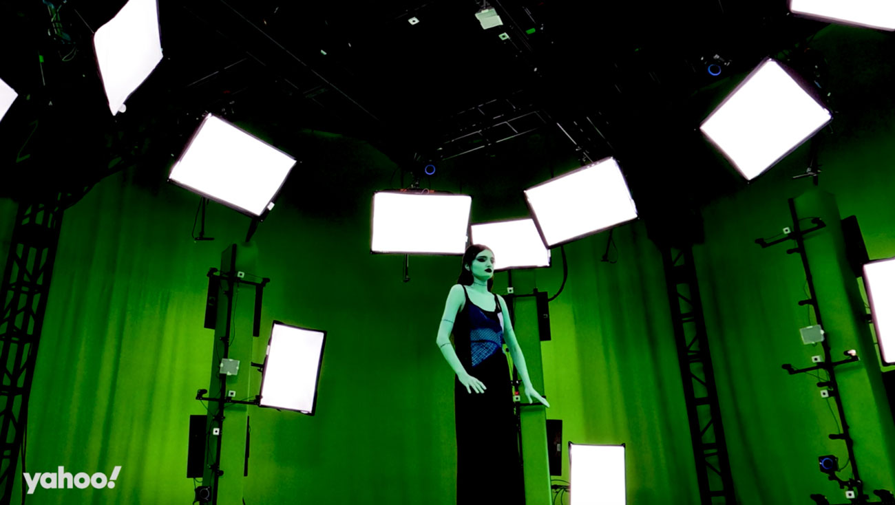 Model being captured in AR