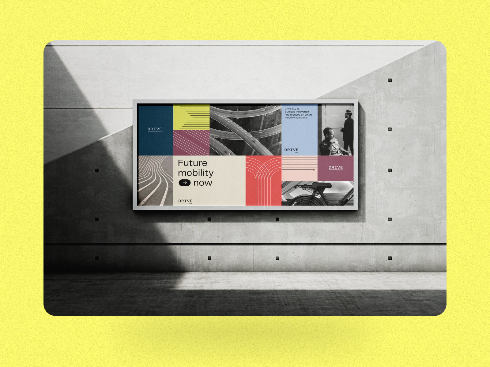 Hero image mockup for vertical loop landing page