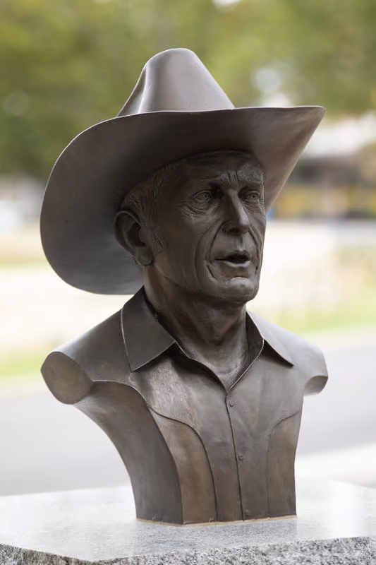 Brian Young Bronze Bust_photography by Steve Gonsalves