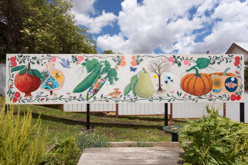 Nundle Community Garden Mural_photography by Steve Gonsalves