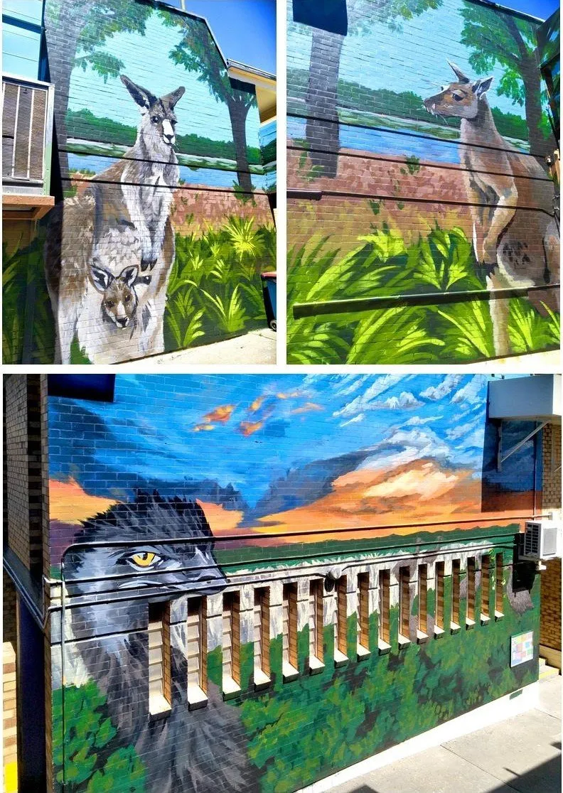 Moree Secondary College murals - Junior Campus