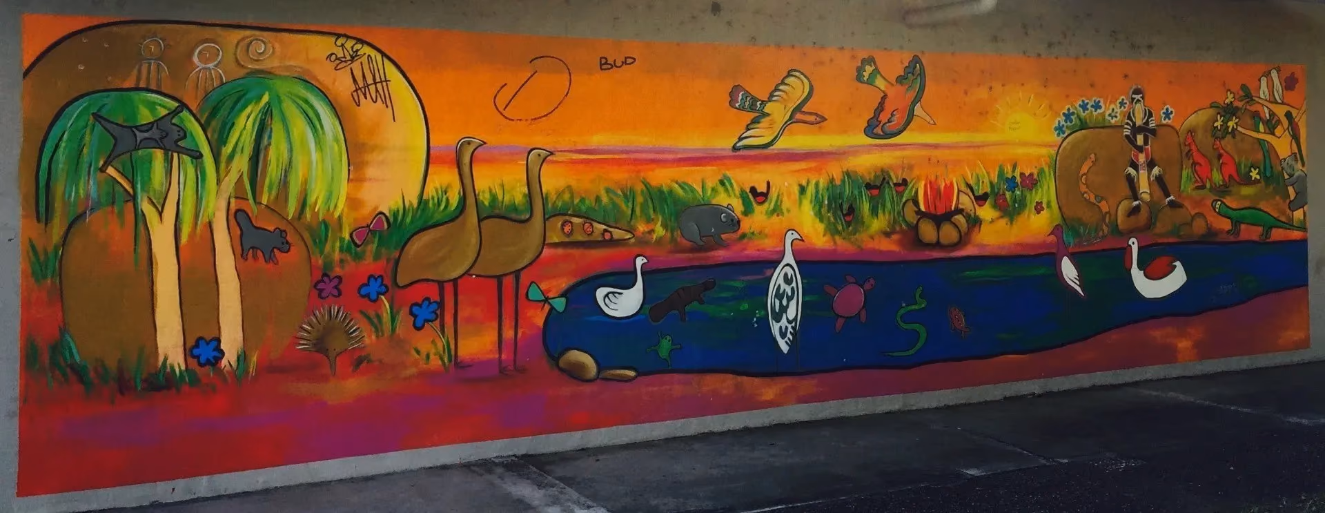 Lyle Houlahan Park mural