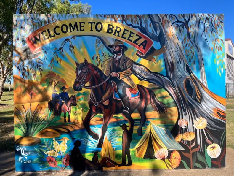 Ben Hall’s Wall in Breeza