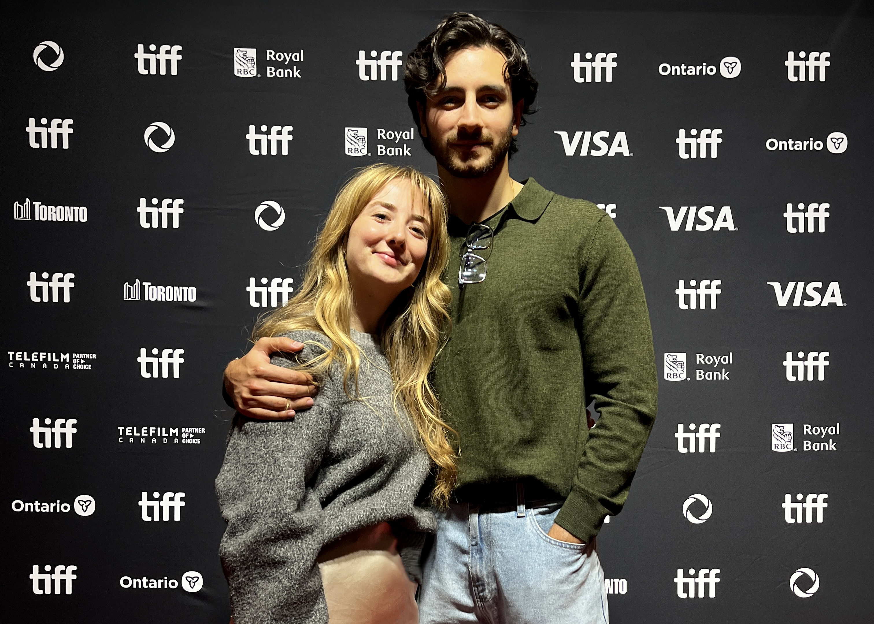 Aron Archer and Emilie Brunet at TIFF Film Festival