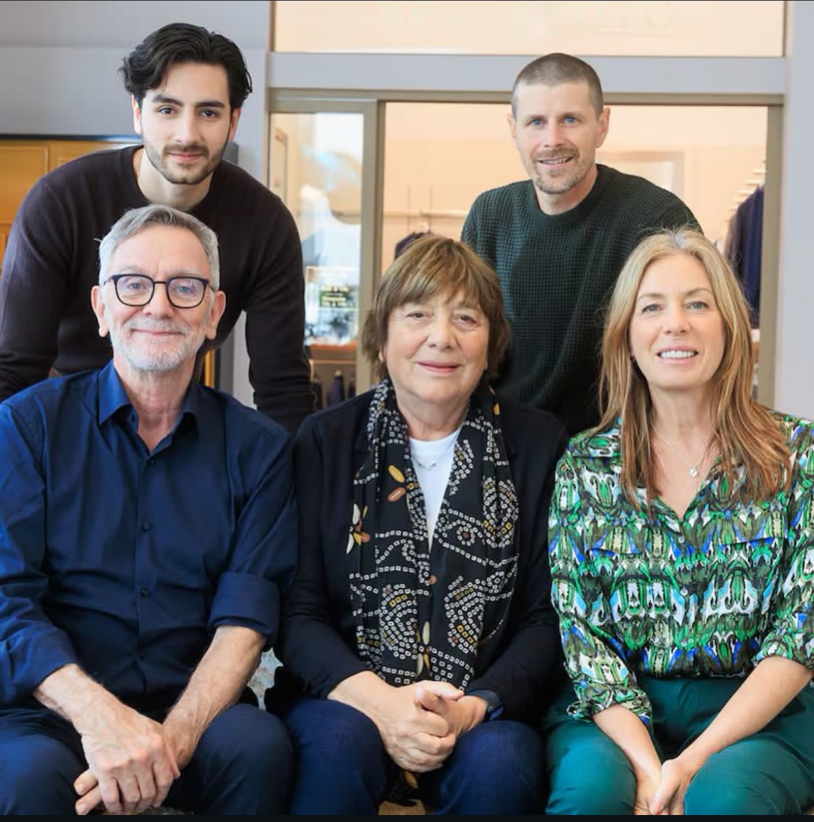 Aron Archer and the team of On Sera Heureux on the press tour for the film