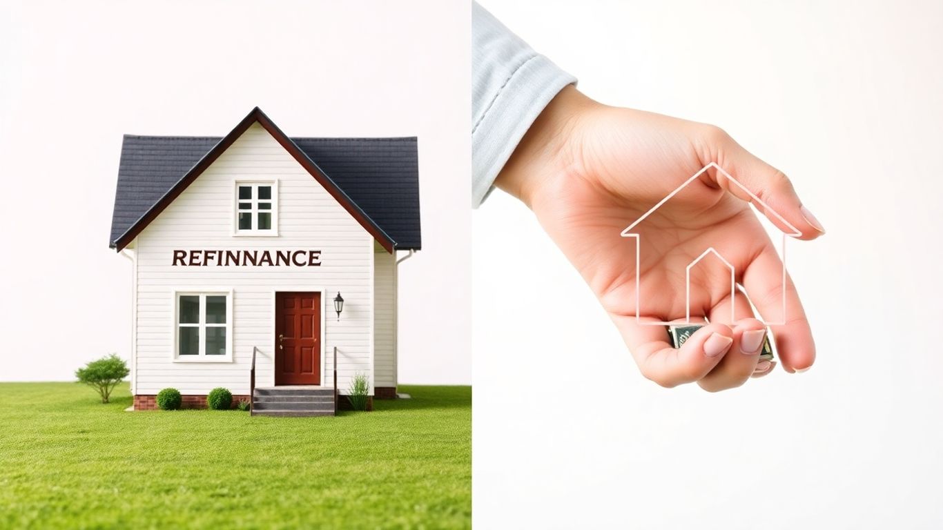 House refinance versus home equity loan comparison.