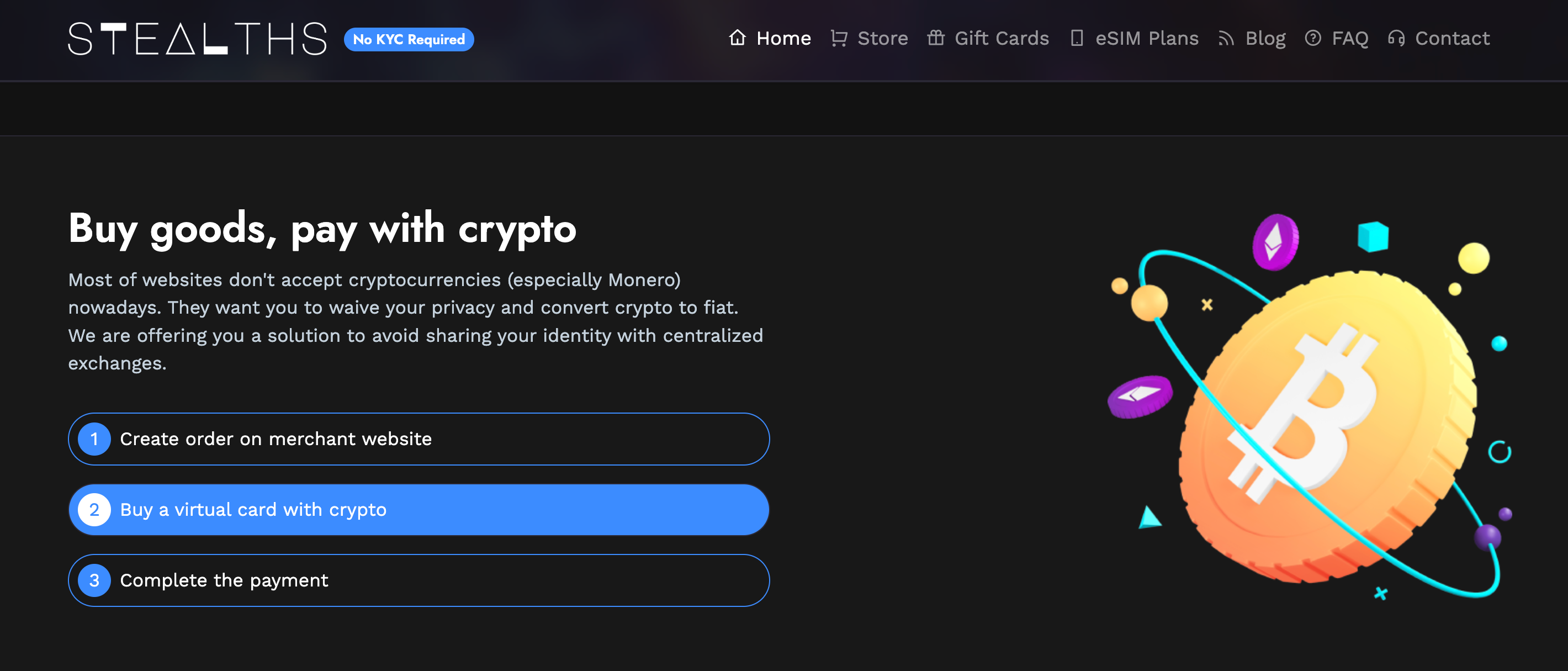 Stealths vs Moon - Comparison - Pay with Moon