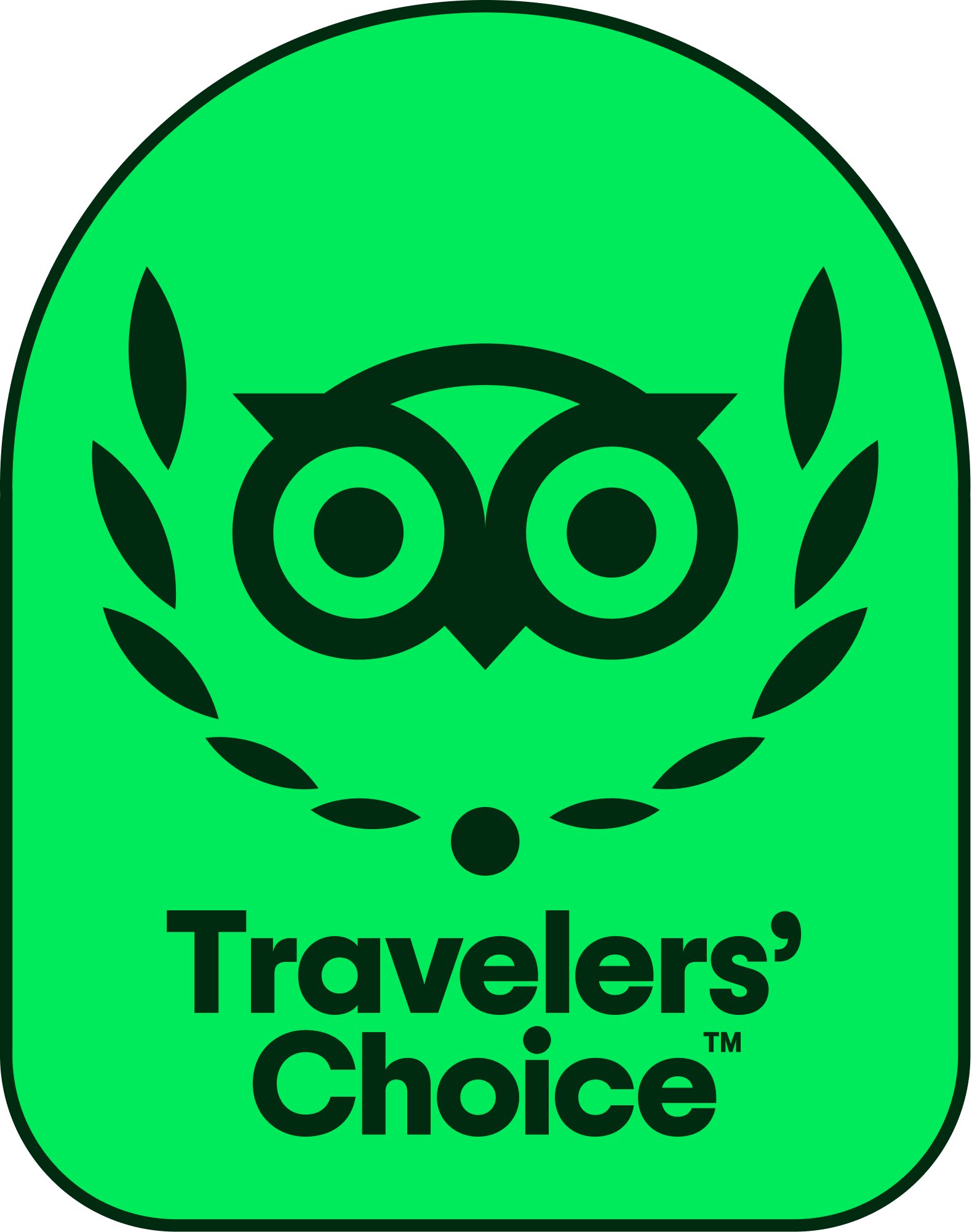 Tripadvisor Travelers' Choice 2026 award badge