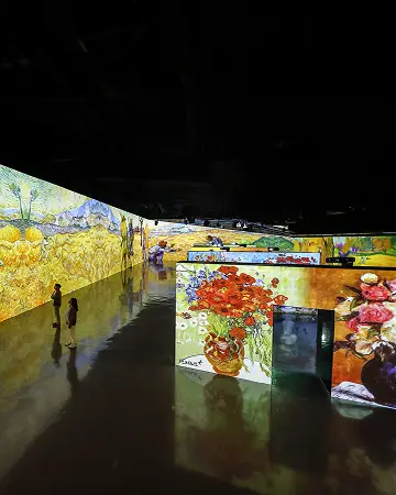 Immerse yourself in the masterpieces at the Garden of Light.