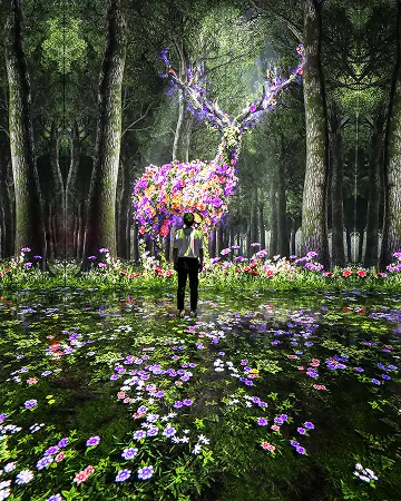 SACRED FOREST OF MYSTIC SPIRITS
